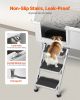 VEVOR 38 Inch Stainless Steel Dog Washing Station, Pet Grooming Tub with Hot & Cold Faucet, Showerhead, Home Wash Sink