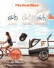 Dog Bike Trailer, Supports up to 100 lbs, 2-in-1 Pet Stroller Cart Bicycle Carrier for Small & Large Dogs, Easy Folding Frame with Quick Release Wheel