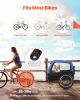 Dog Bike Trailer, Supports up to 66 lbs, Pet Cart Bicycle Carrier for Small & Medium Dogs, Easy Folding Frame with Quick Release Wheel
