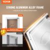 VEVOR Pet Door, 16.65" x 27.44" Aluminum Frame with Lock and Flap System, Weatherproof Doggy Door, Easy to Install in Interior or Exterior Doors